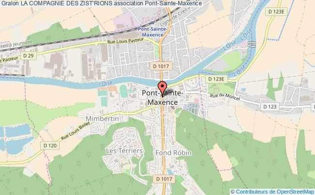 plan association La Compagnie Des Zist'rions Pont-Sainte-Maxence