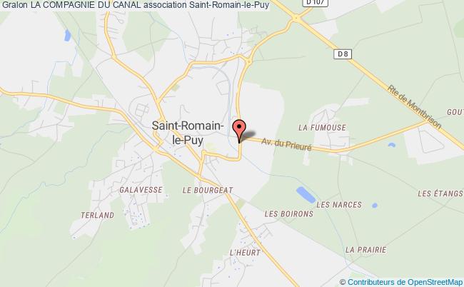 plan association La Compagnie Du Canal Saint-Romain-le-Puy