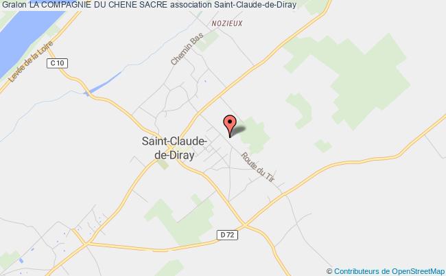 plan association La Compagnie Du Chene Sacre Saint-Claude-de-Diray