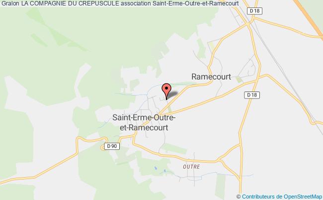 plan association La Compagnie Du Crepuscule Saint-Erme-Outre-et-Ramecourt