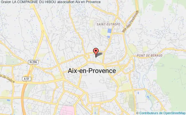 plan association La Compagnie Du Hibou Aix-en-Provence