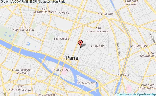 plan association La Compagnie Du Nil Paris