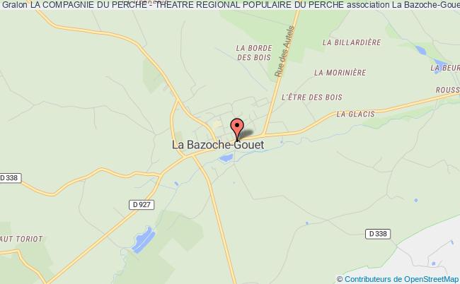 plan association La Compagnie Du Perche - Theatre Regional Populaire Du Perche La Bazoche-Gouet