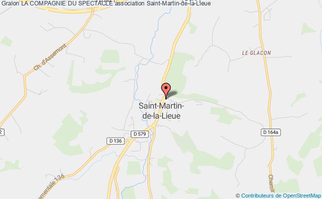 plan association La Compagnie Du Spectacle Saint-Martin-de-la-Lieue