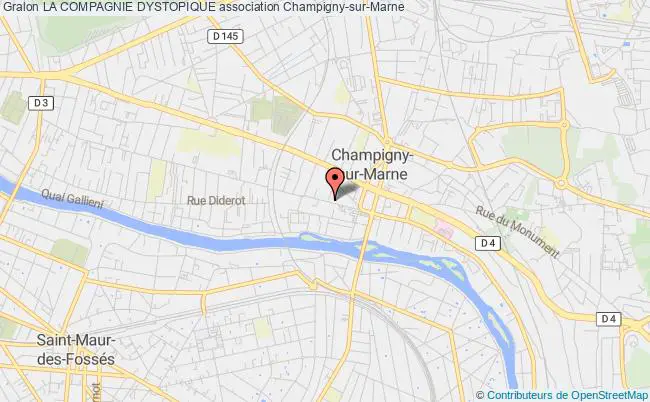 plan association La Compagnie Dystopique Champigny-sur-Marne