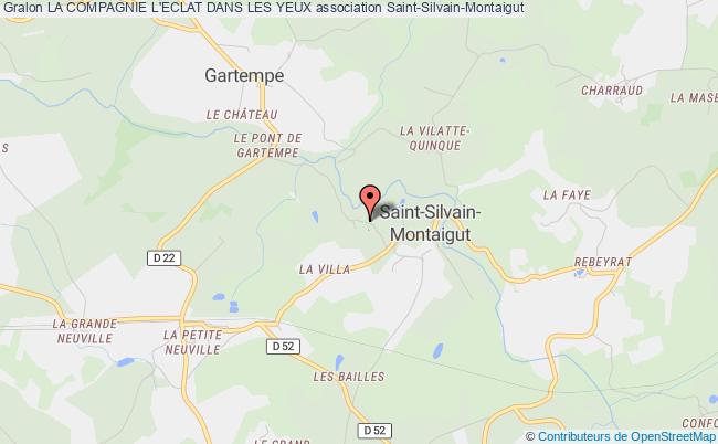 plan association La Compagnie L'eclat Dans Les Yeux Saint-Silvain-Montaigut