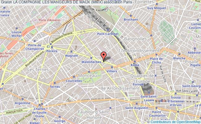 plan association La Compagnie Les Mangeurs De Maux (mmx) Paris