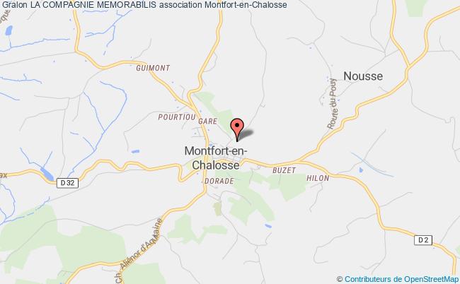 plan association La Compagnie Memorabilis Montfort-en-Chalosse