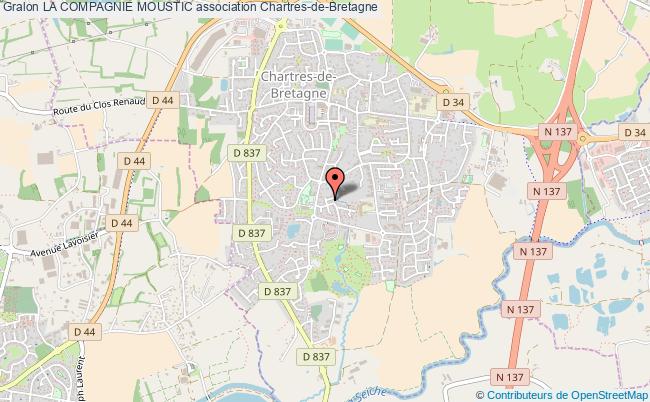 plan association La Compagnie Moustic Chartres-de-Bretagne