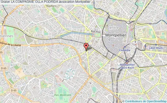 plan association La Compagnie Olla Podrida Montpellier