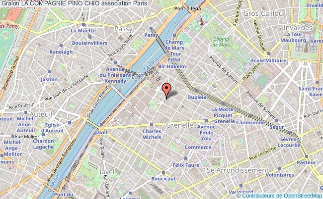 plan association La Compagnie Pino Chio Paris