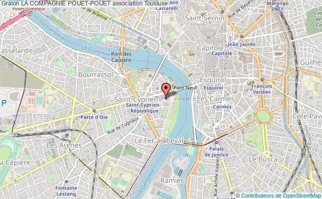 plan association La Compagnie Pouet-pouet Toulouse