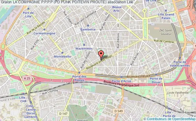 plan association La Compagnie P.p.p.p (pd Punk Poitevin Proute) Lille