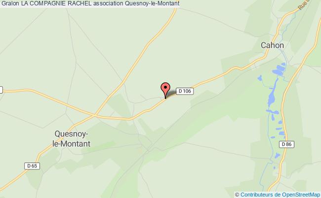 plan association La Compagnie Rachel Quesnoy-le-Montant