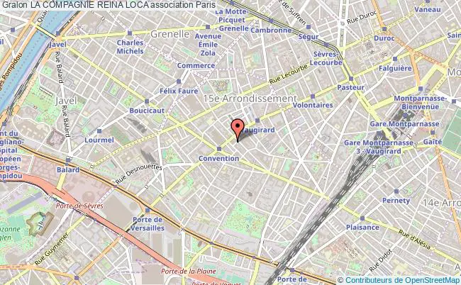 plan association La Compagnie Reina Loca Paris