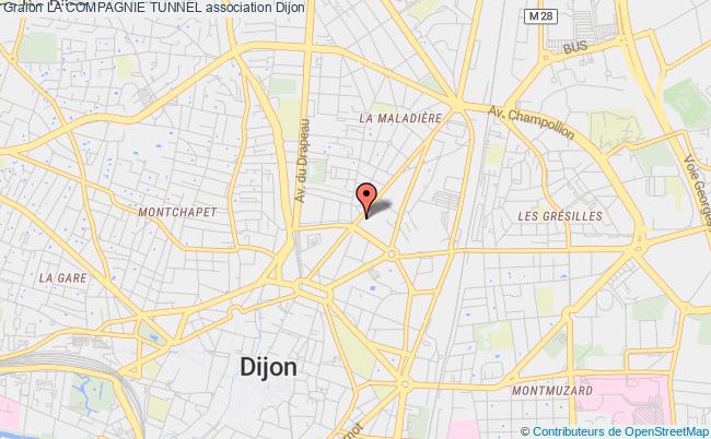 plan association La Compagnie Tunnel Dijon