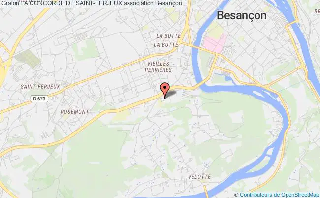 plan association La Concorde De Saint-ferjeux Besançon