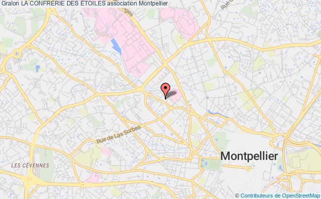 plan association La ConfrÉrie Des Étoiles Montpellier