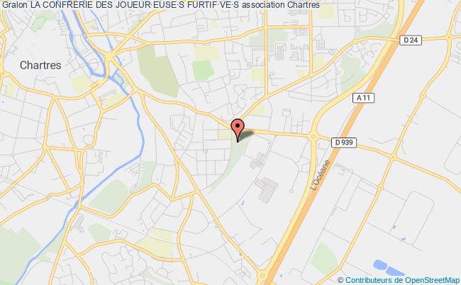 plan association La ConfrÉrie Des Joueur·euse·s Furtif·ve·s Chartres