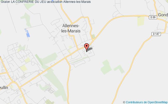 plan association La Confrerie Du Jeu Allennes-les-Marais