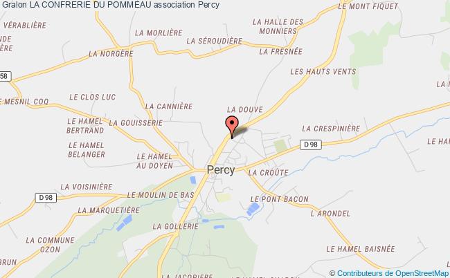 plan association La Confrerie Du Pommeau Percy-en-Normandie