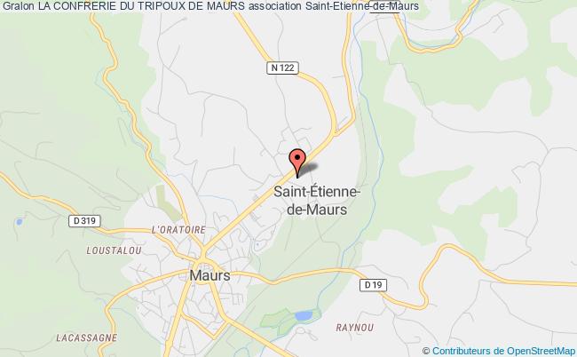 plan association La Confrerie Du Tripoux De Maurs Saint-Étienne-de-Maurs