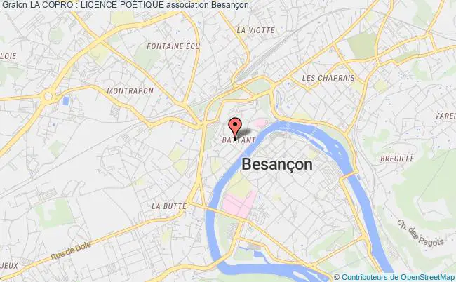 plan association La Copro : Licence PoÉtique Besançon