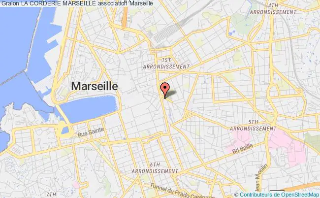 plan association La Corderie Marseille Marseille 1