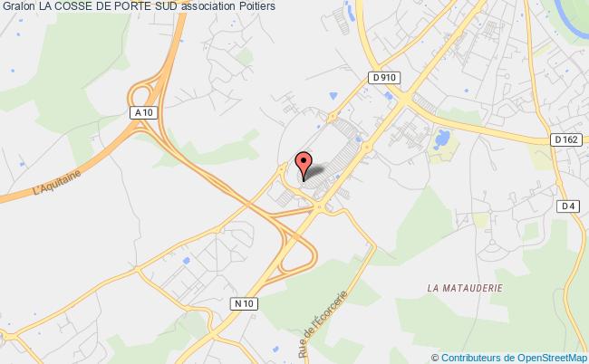 plan association La Cosse De Porte Sud Poitiers