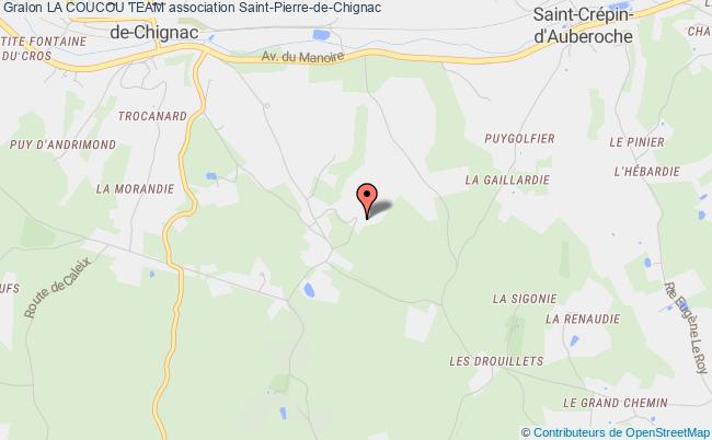 plan association La Coucou Team Saint-Pierre-de-Chignac