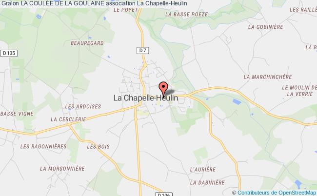 plan association La CoulÉe De La Goulaine Chapelle-Heulin