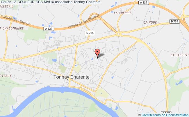 plan association La Couleur Des Maux Tonnay-Charente