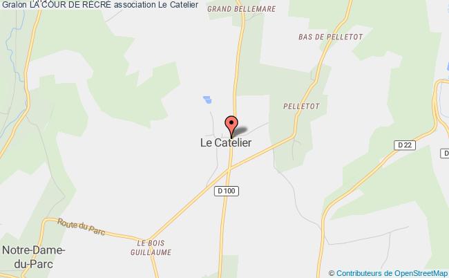 plan association La Cour De RÉcrÉ Catelier