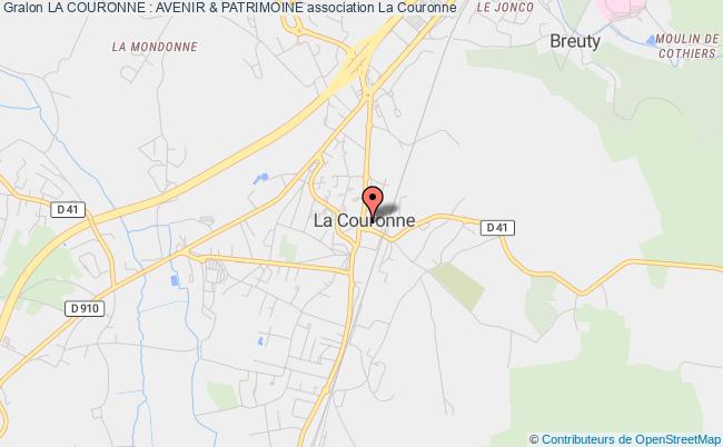 plan association La Couronne : Avenir & Patrimoine La    Couronne