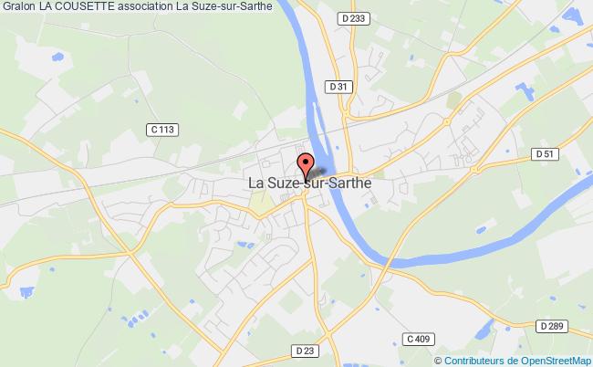 plan association La Cousette La    Suze-sur-Sarthe