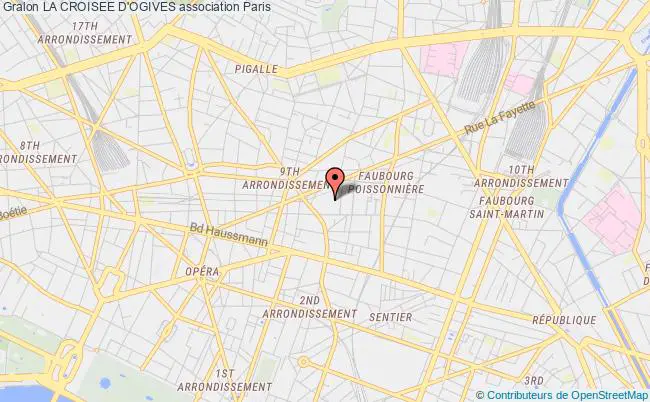 plan association La Croisee D'ogives Paris
