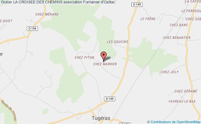plan association La Croisee Des Chemins Fontaines-d'Ozillac
