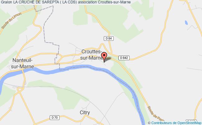plan association La Cruche De Sarepta ( La Cds) Crouttes-sur-Marne