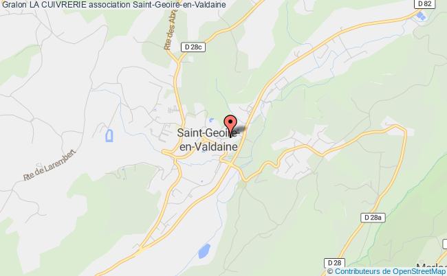 plan association La Cuivrerie Saint-Geoire-en-Valdaine