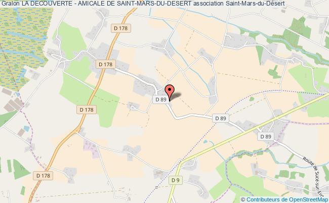 plan association La Decouverte - Amicale De Saint-mars-du-desert Saint-Mars-du-Désert