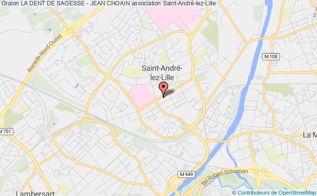 plan association La Dent De Sagesse - Jean Choain Saint-André-lez-Lille