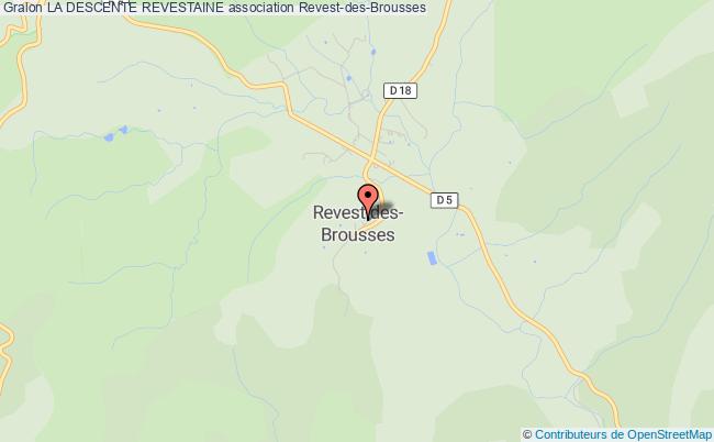 plan association La Descente Revestaine Revest-des-Brousses