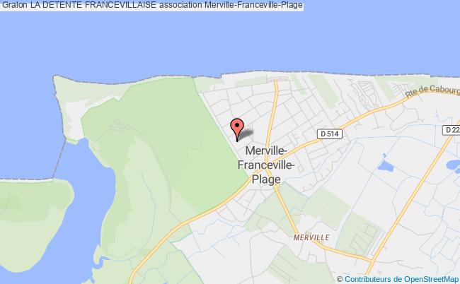 plan association La Detente Francevillaise Merville-Franceville-Plage