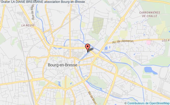 plan association La Diane Bressane Bourg-en-Bresse