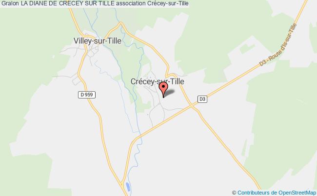 plan association La Diane De Crecey Sur Tille Crécey-sur-Tille