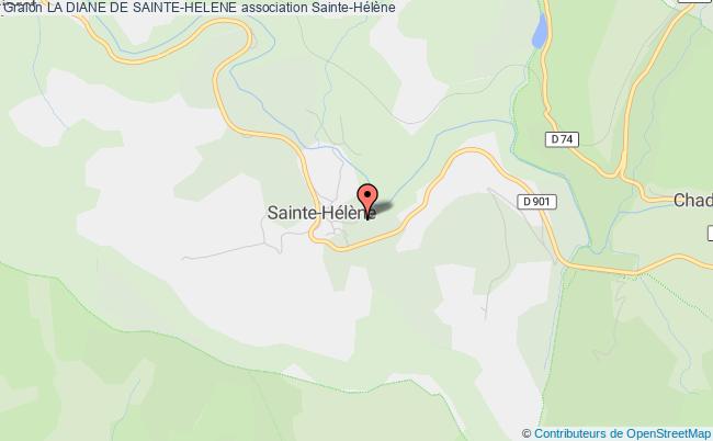 plan association La Diane De Sainte-helene Sainte-Hélène