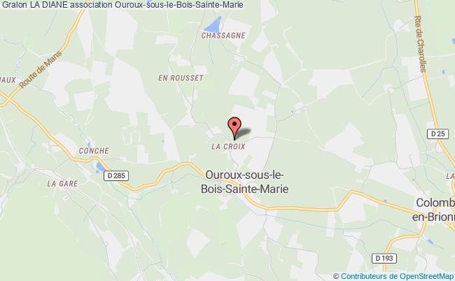 plan association La Diane Ouroux-sous-le-Bois-Sainte-Marie