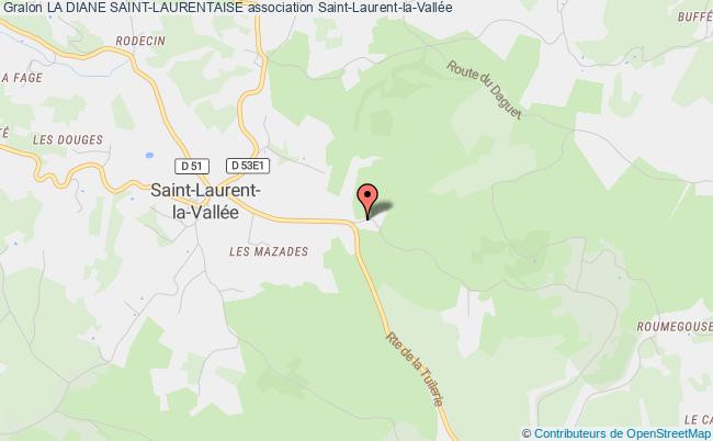 plan association La Diane Saint-laurentaise Saint-Laurent-la-Vallée
