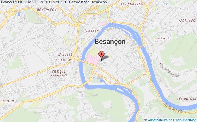 plan association La Distraction Des Malades Besançon
