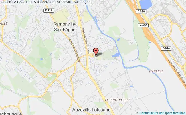 plan association La Escuelita Ramonville-Saint-Agne